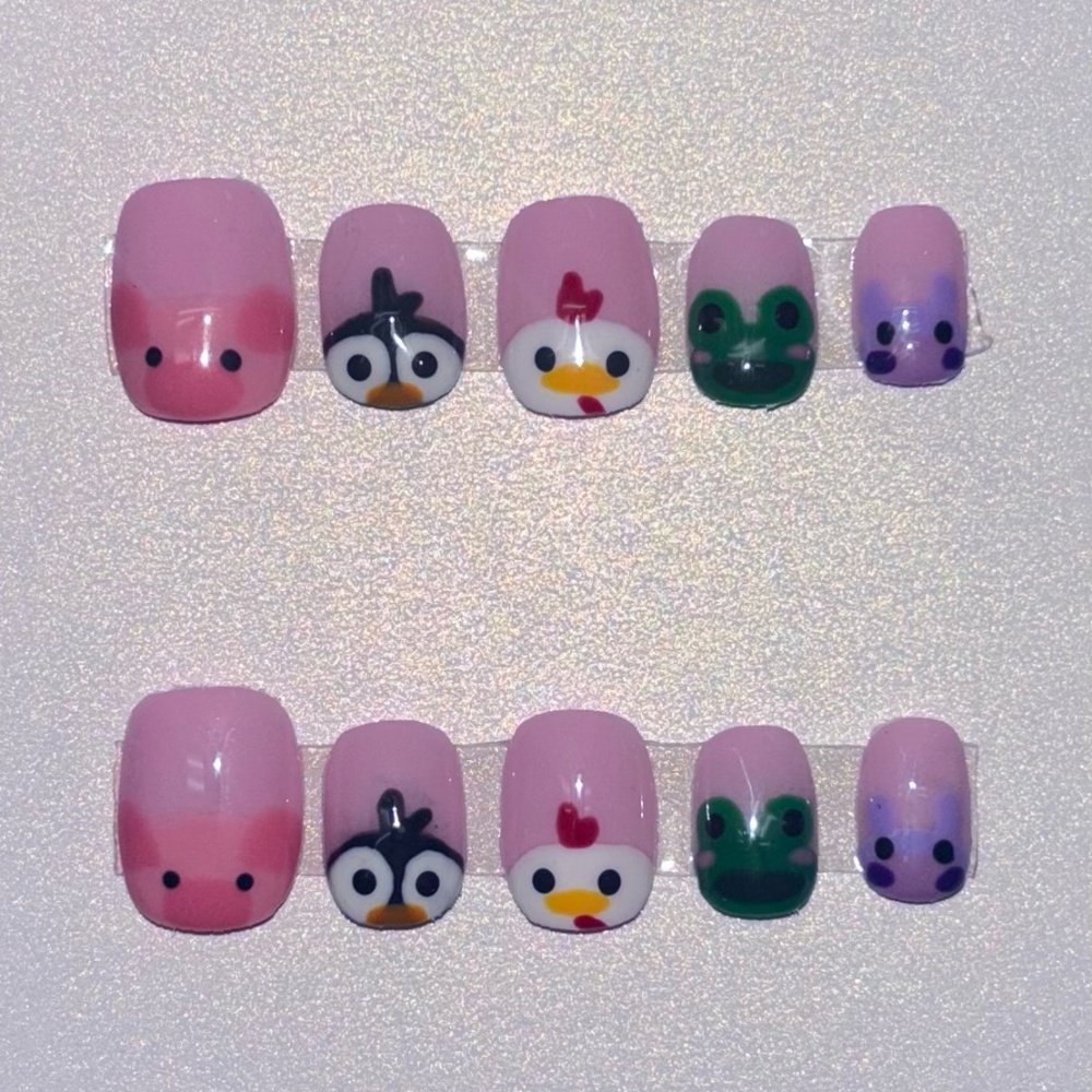 Custom Animal Kids Press On Nails